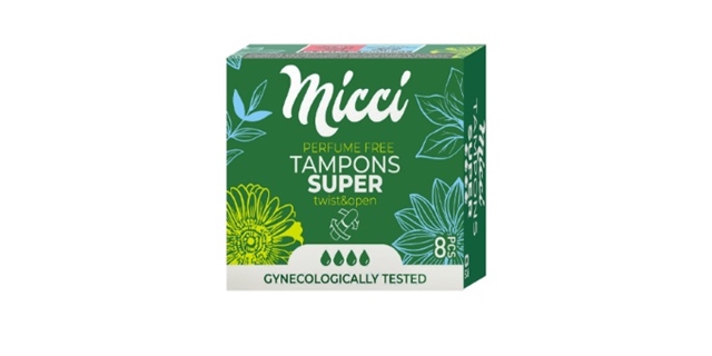 Micci menstruační tampony Super 8ks                                                                                                                                                                                                                       